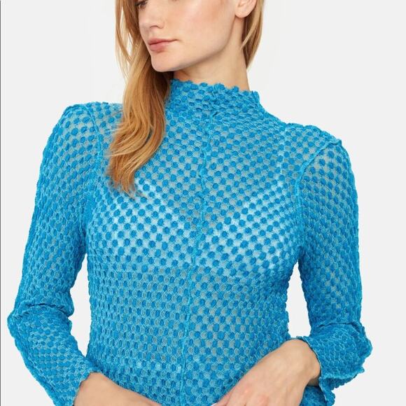 Wnderkammer Bubble Mock Neck Tee Size Small - Picture 4 of 10